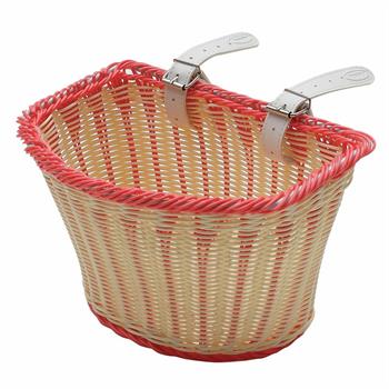 CESTINO BIMBA SQUARE PANNA ROSSO
