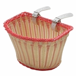 CESTINO BIMBA SQUARE PANNA ROSSO