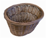 CESTINO VIMINI OVALE LARGE COLORE MARRONE CHIARO MIS.41x31x2
