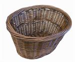CESTINO VIMINI OVALE LARGE COLORE MARRONE CHIARO MIS.41x31x2