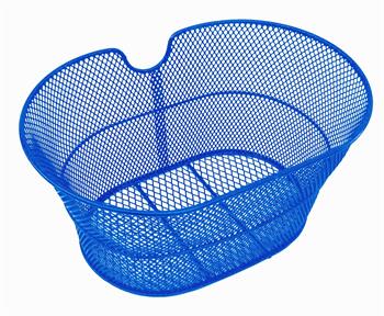 CESTINO ANTERIORE OVALE SENZA GANCI BLU MIS. 30x18x39 cm