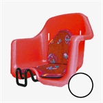 SEGGIOLINO ANT.SOLE ATTACCO ALLO STERZO MAX 15KG ROSSO