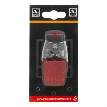 FANALE POSTERIORE AL PARAFANGO LED ROSSO BATTERIE INCLUSE