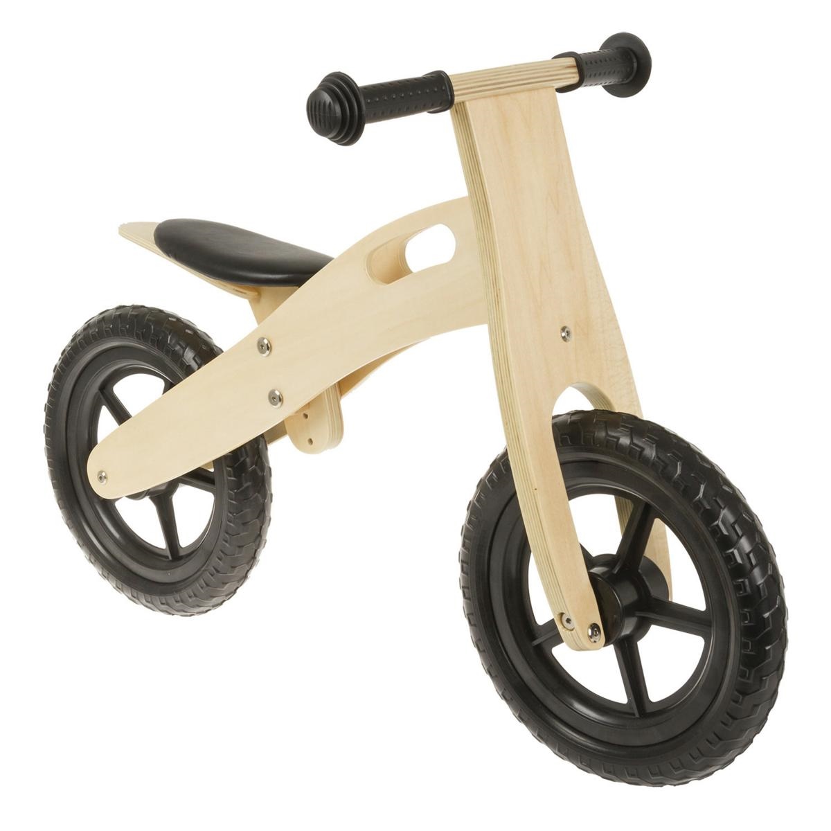 bicicletta senza pedali in legno
