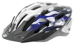 CASCO ADULTO MIS. M C/VISIERA GRIGIO/BIANCO/BLU