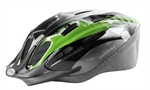 CASCO PER RAGAZZO MIS. M (53-57cm) VERDE-NERO-BIANCO