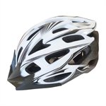 CASCO CICLISTA MV88 NERO/BIANCO