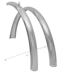 PARAFANGHI COPPIA  24 ACCIAIO INOX LARGHEZZA 51mm