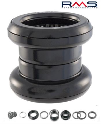 SERIE STERZO ACCIAIO 11/8 A-HEAD SET SU GABBIE A SFERA DA