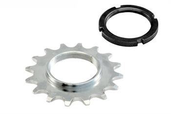 PIGNONE FISSO 18 DENTI + CONTRODADO