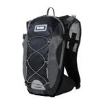 ZAINO+SACCA IDRICA 1,5LT TASCA PORTACASCO 14 LT NERO/GRIGIO