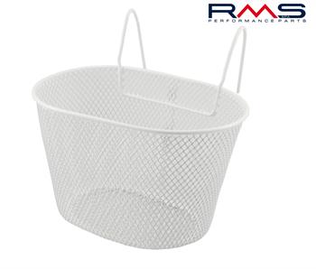 CESTINO ANTERIORE BIMBO IN FERRO  PLASTIFICATO BIANCO