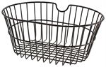 CESTINO OVALE MAGLIA LARGA NERO 41x30x18cm