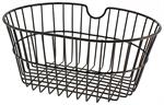 CESTINO OVALE MAGLIA LARGA NERO 41x30x18cm