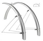 COPPIA PARAFANGHI 26 60mm MORSETTI CRISTINA SILVER
