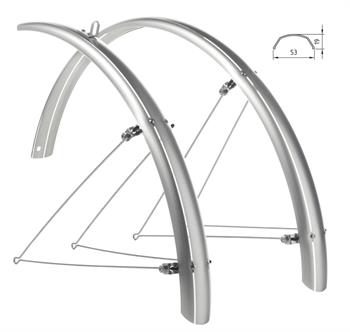 PARAFANGHI 24POLICARBONATO SILVER  53mm