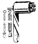 INTERRUTTORE STOP C/CATENA OLD TYPE*fine sr.