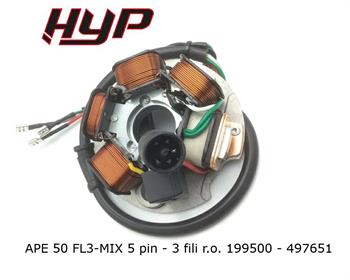 STATORE APE 50 FL2/RST-VESPA PK50 5 FILI r.o.497651-199500
