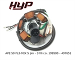 STATORE APE 50 FL2/RST-VESPA PK50 5 FILI r.o.497651-199500