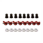 VITI C/INSERTO IN GOMMA(10PZ) ROSSO