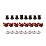 VITI C/INSERTO IN GOMMA(10PZ) ROSSO