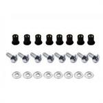 VITI C/INSERTO IN GOMMA(10PZ) SILVER