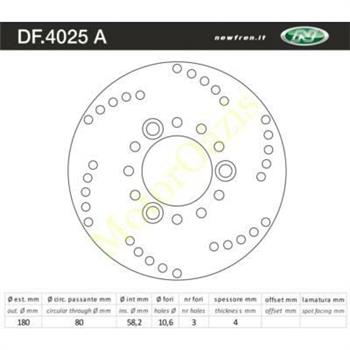 DISCO FRENO ANT. KYMCO AGILITY 50/125 R12-DINK 50/125/150-VI