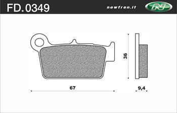 PASTIGLIE POST.BETA-GASGAS-HM-KAWASAKI-SUZUKI-TM-YAMAHA