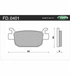 PASTIGLIE(P) HONDA SH/S.WING/FORZA/JAZZ-BENELLI TRK 502