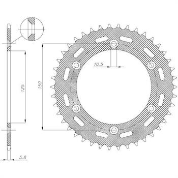 CORONA KTM P.520 *7083* ACCIAO