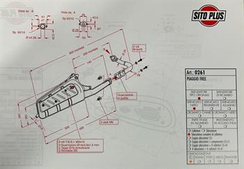 MARMITTA PIAGGIO FREE -SITOPLUS