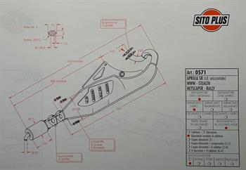 MARMITTA APRILIA SR 50/RALLY 50 -SITOPLUS