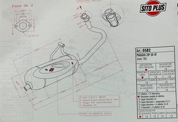 MARMITTA PIAGGIO ZIP 4T 50 -SITOPLUS